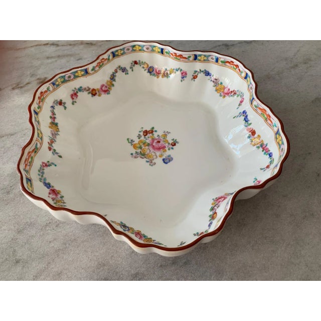 Antique Mintons England Scalloped Dish For Sale - Image 10 of 13