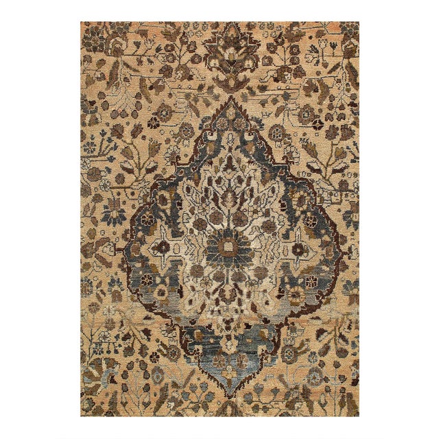 This rug is handmade a premium, hand-spun wool, achieved by ancient pot-dying techniques to give it an authentic look....