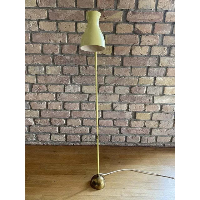 Gold Model No. 57/4 16 Floor Lamp by Dieter Schulz for Wohnbarf AG, 1950s For Sale - Image 8 of 8