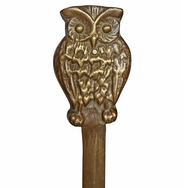 Early 20th Century Bronze Owl Letter Opener For Sale - Image 4 of 8