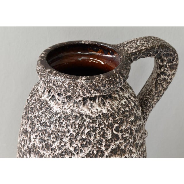 Gold Large Hand Crafted Vase from Scheurich, 1970s For Sale - Image 8 of 15