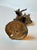 African Vintage African Tribal Brass Drummer Sculpture Lost Wax Cast For Sale - Image 3 of 7