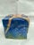 Hand Built Sculptural Blue Glazed Ceramic Box With Fitted Lid For Sale - Image 9 of 9