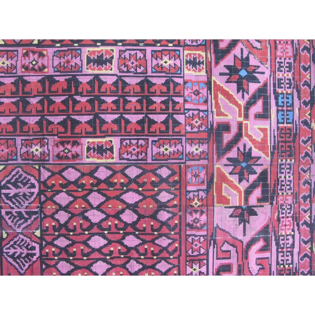 Abstract Antique French Textile Design For Sale - Image 3 of 10