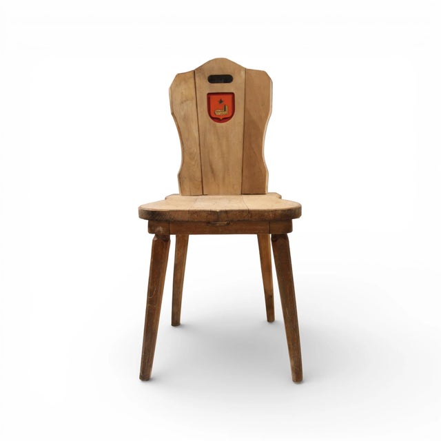 19c Belgian Antique Chairs With Coat of Arms From Chateau (Six Available) For Sale In New Orleans - Image 6 of 11