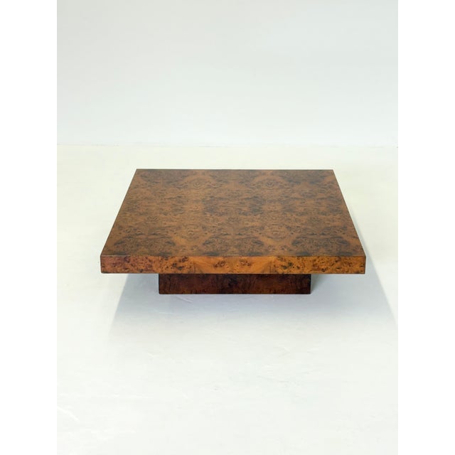 Square Coffee Table in Root Wood by Turri, 1970s For Sale - Image 11 of 11