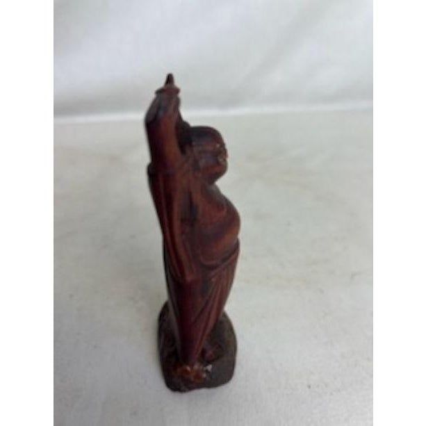 1960s Carved Wood Happy Buddha For Sale In Chicago - Image 6 of 10