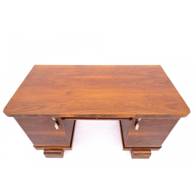 Art Deco Desk, Poland, 1940s For Sale - Image 11 of 16