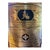 This Vintage Lacquered Ceremonial Food Carrier, known as a Tiffin, is made of wood with a luxurious gold color. This...