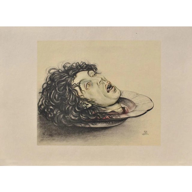 Walter Sauer, Saint John the Baptist, Signed Engraving For Sale