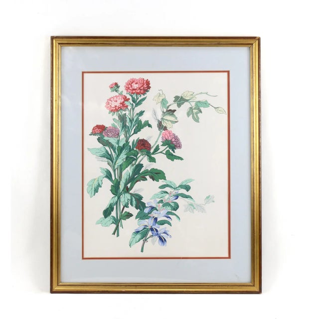 Hand-Painted Watercolor Flower Specimen Painting For Sale - Image 10 of 10