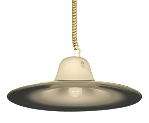 Cinea Murano Pendant Lamp by Giusto Toso for Leucos, Italy, 1970s