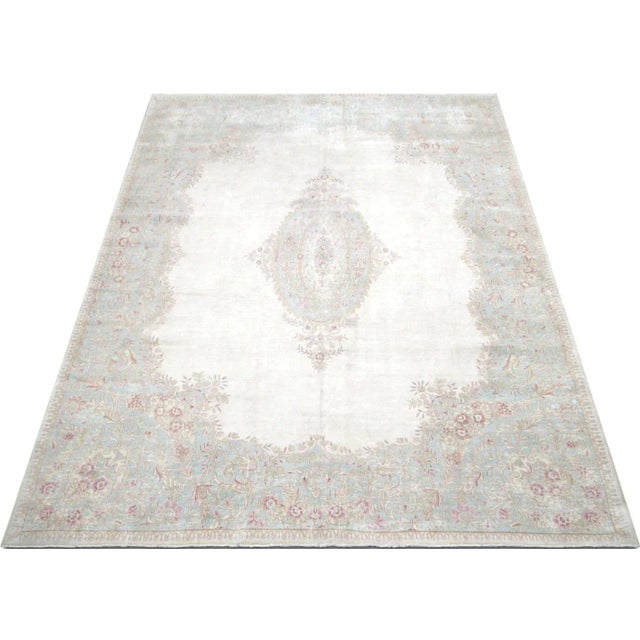 1940s Persian Kerman Rug For Sale In Los Angeles - Image 6 of 7