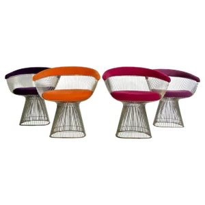 Set of Four Warren Platner Chairs