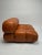 Animal Skin Camaleonda Lounge Chairs in Cognac Leather by Mario Bellini for B&b Italia, 1973 For Sale - Image 7 of 14