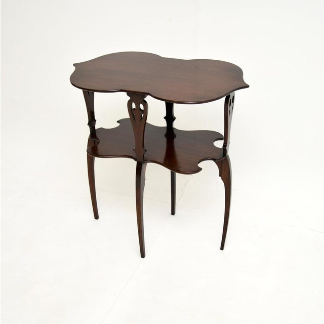 Arts and Crafts Occasional Side Table, 1890s For Sale - Image 3 of 8