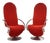 Verner Panton 1-2-3 System Lounge Chairs - a Pair For Sale