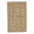 Early 21st Century Pink & Yellow Floral Design Handwoven Wool Turkish Oushak Rug 3' X 4'6" For Sale