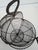 Black Antique French Primitive Wire Egg Basket / Lettuce Dryer For Sale - Image 8 of 10