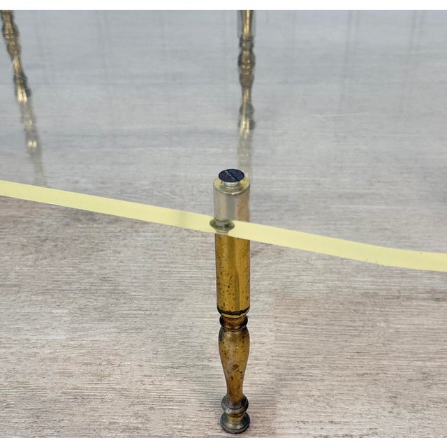 Vintage 1970s Brass & Lucite 4-Tier Etagere Plant Stand For Sale - Image 9 of 9