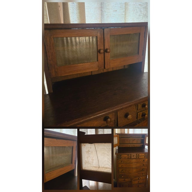 Antique Dentist Cabinet With Round Drawers For Sale - Image 10 of 10