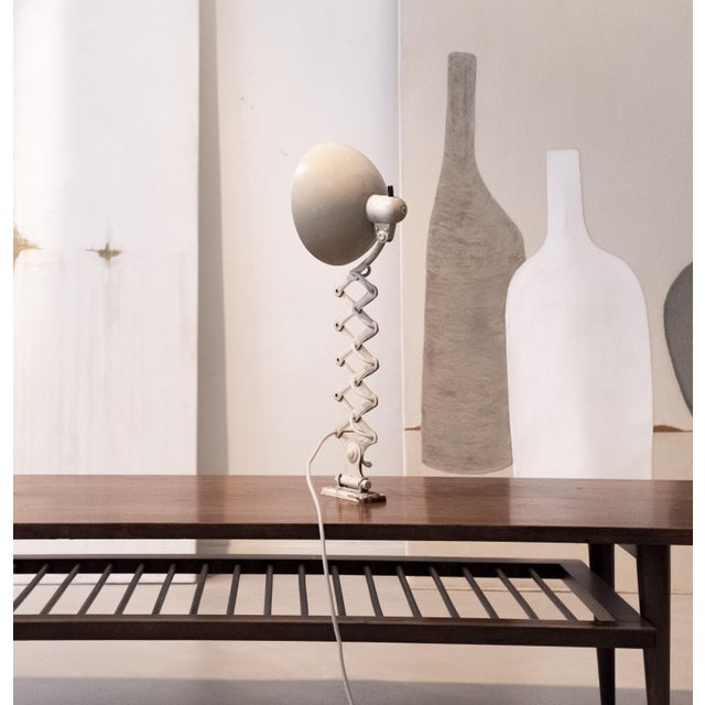 Scissor Lamp attributed to Christian Dell for Kaiser Idell / Kaiser Leuchten, 1940 For Sale - Image 6 of 7
