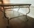 VTG Klaussner Metal and Glass Top Coffee Table For Sale - Image 9 of 11