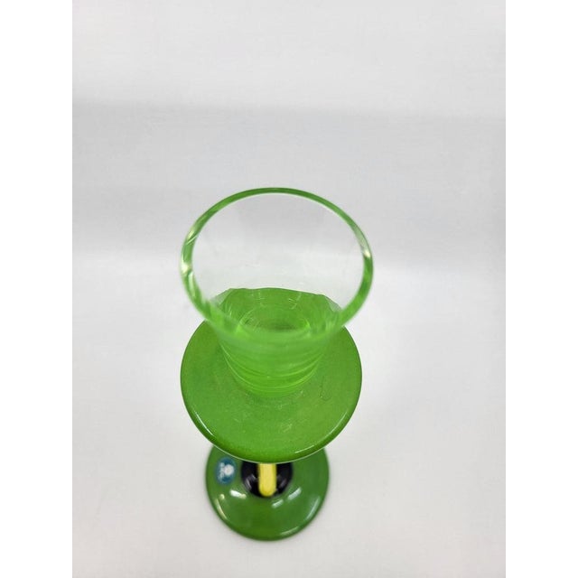 Blue Bag Blown Glass Candleholder from Barosier & Toso For Sale - Image 8 of 13