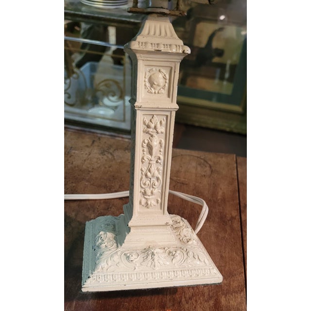 1920s Art Deco French Small Desk Lamp For Sale In Philadelphia - Image 6 of 10