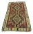 1960s Rustic Style Cappadocia Handmade Anatolian Geometric Wool Turkish Kilim Rug For Sale