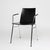 Mid-Century Modern Black Chair in with Armrests, Belgium, 2000s For Sale - Image 11 of 11