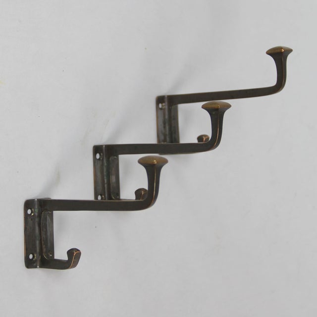 Vintage Metal Hangers, 1940s, Set of 3 For Sale - Image 4 of 5
