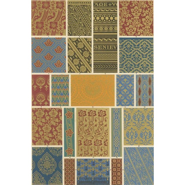 Firmin-Didot after Albert Racinet, XLVII of L’Ornement Polychrome, 1869, Paper For Sale - Image 5 of 10