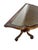 Late 20th Century Vintage Southampton Demilune Console Table With Cane & Glass Top For Sale - Image 5 of 18