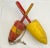 Red & Yellow Wood Buoys, S/2 For Sale - Image 9 of 9