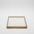 The Rectangular Tray in White Shagreen with Bronze Patina Brass by Kifu Paris is an epitome of understated elegance,...