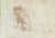 Finely executed Old Master style drawing of a seated lion, inspired by the celebrated animal studies of the German...