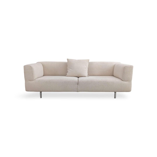 Bouclé MET 250 2-Seater Sofa by Piero Lissoni for Cassina For Sale - Image 11 of 11