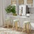 Evoking images of sidewalk tables in the Cote d'Azur, counter stools like this will give your kitchen or patio the casual...