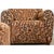 Early 20th Century Early 20th Century French Art Deco Upholstered Armchair and Ottoman For Sale - Image 5 of 18