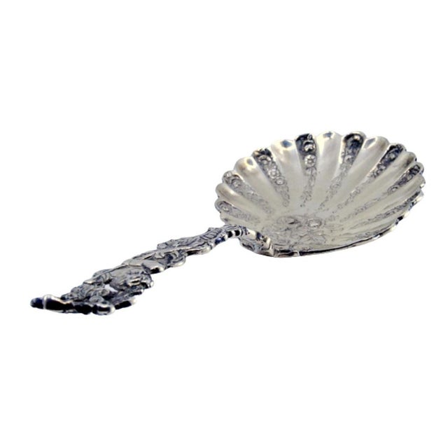 Silver Silver Spoon for Strawberries For Sale - Image 8 of 8