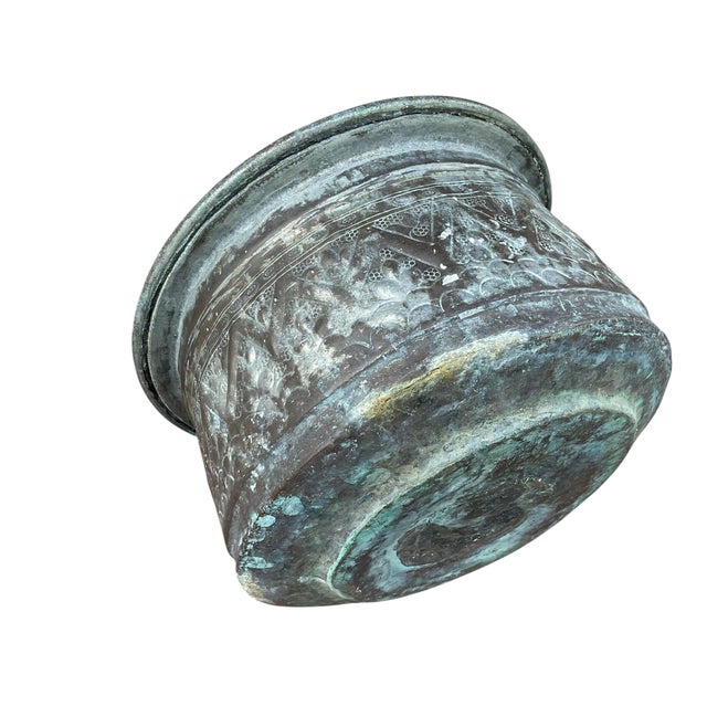 Metal Late 19th Century Cooking Pot From the Middle East For Sale - Image 7 of 11