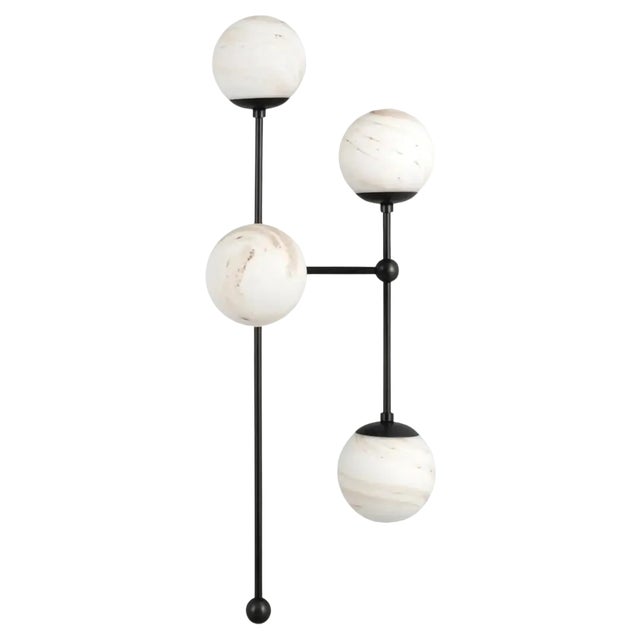 Armstrong 4 R Wall Sconce by Schwung For Sale