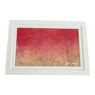 “Desert Heat” Matted Original Abstract by Nancy Smith For Sale