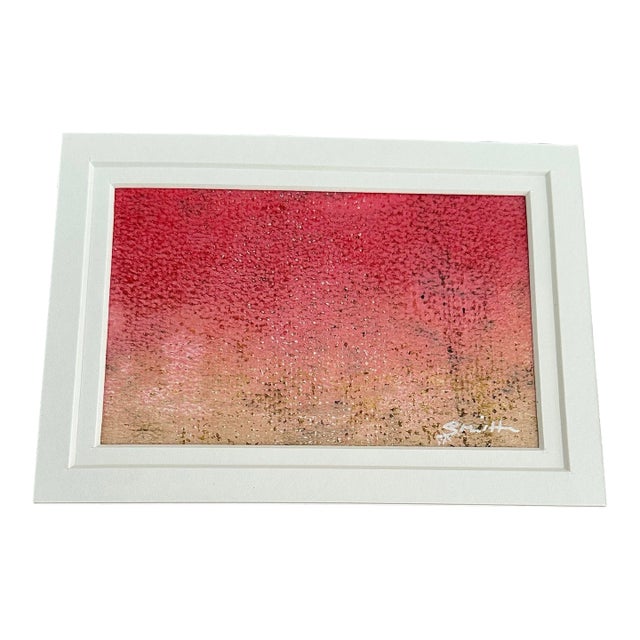 “Desert Heat” Matted Original Abstract by Nancy Smith For Sale
