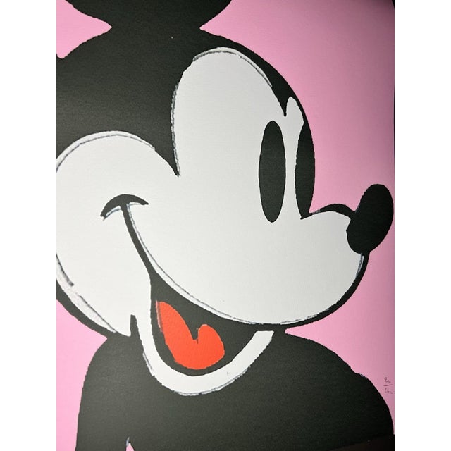 1986 Carnegie Museum of Art After Andy Warhol "Mickey Mouse" Lithograph For Sale - Image 6 of 12