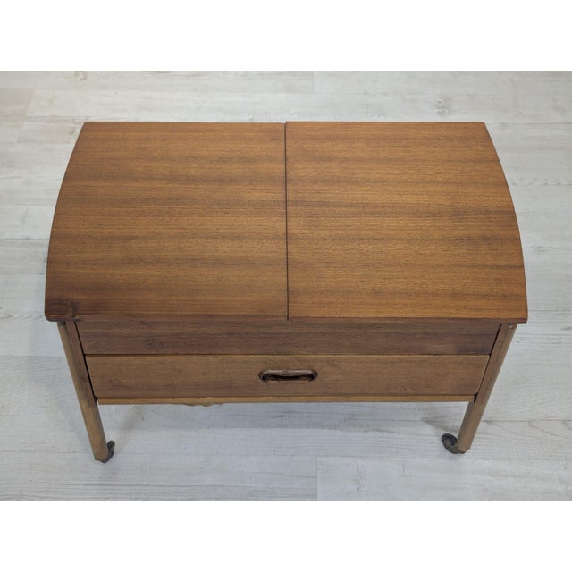Wood Mid-Century Modern Danish Threader in Teak, 1960s For Sale - Image 7 of 13