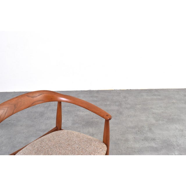 Mid-Century Modern Danish Armchair by Illum Wikkelsø for Niels Eilersen, 1960s For Sale - Image 10 of 13