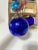 Glass Vintage Large Kugel-Style Mercury Glass Christmas Ornaments, Blue & Teal, Set of 6 For Sale - Image 7 of 12