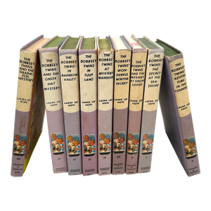 Vintage Set of 9 "The Bobbsey Twins" Books